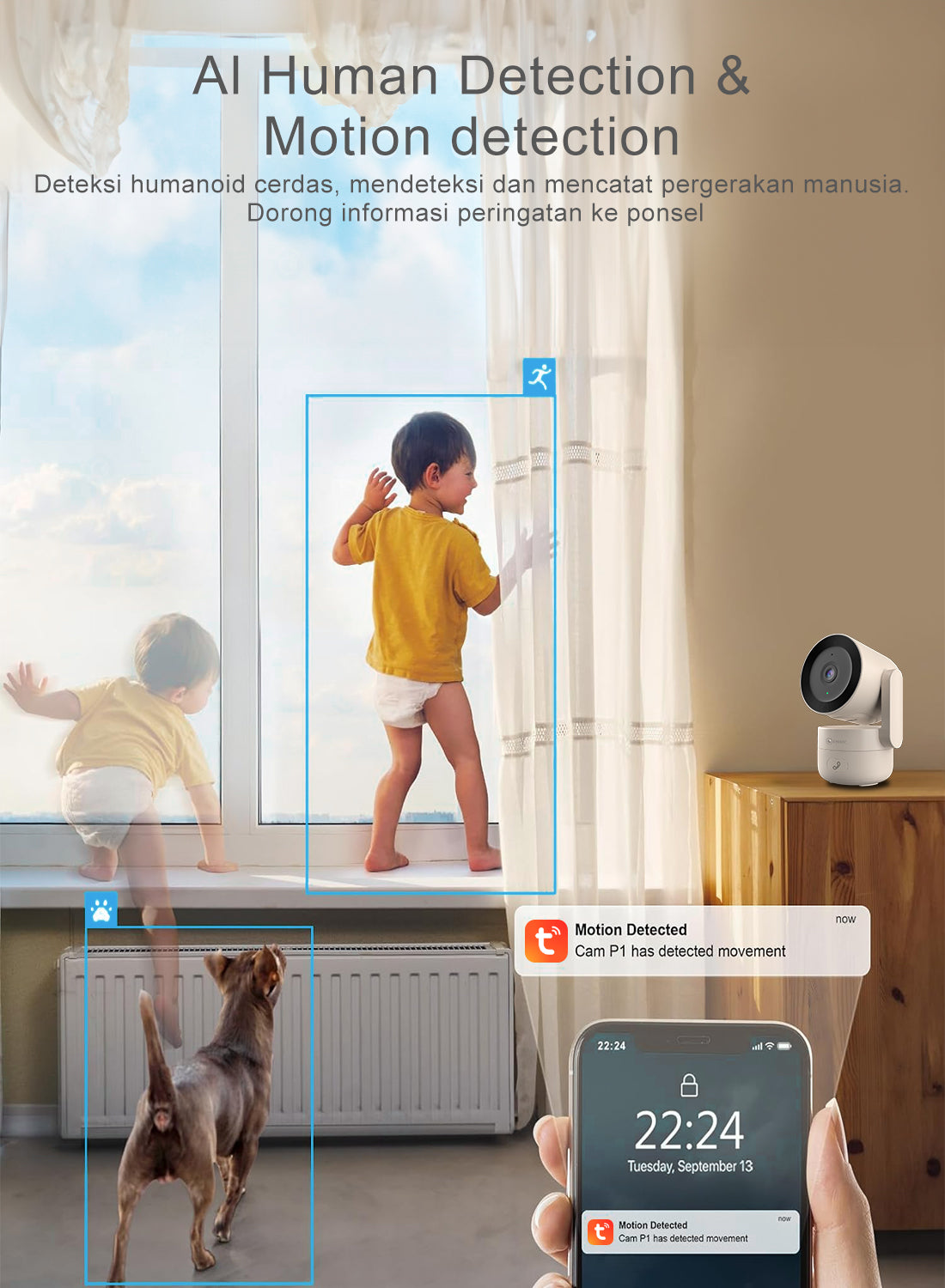 EYESEC ES08 Indoor One-Click Call Camera