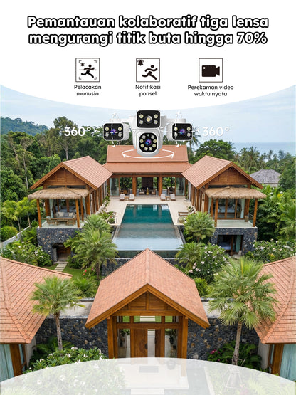 EYESEC ESQ29 9MP Triple Lens Panoramic Camera