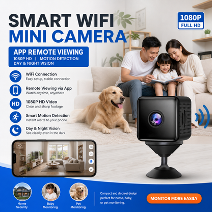 X6DST003 Battery Powered WiFi Mini Security Camera