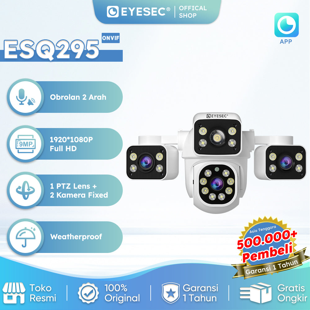 EYESEC ESQ29 9MP Triple Lens Panoramic Camera