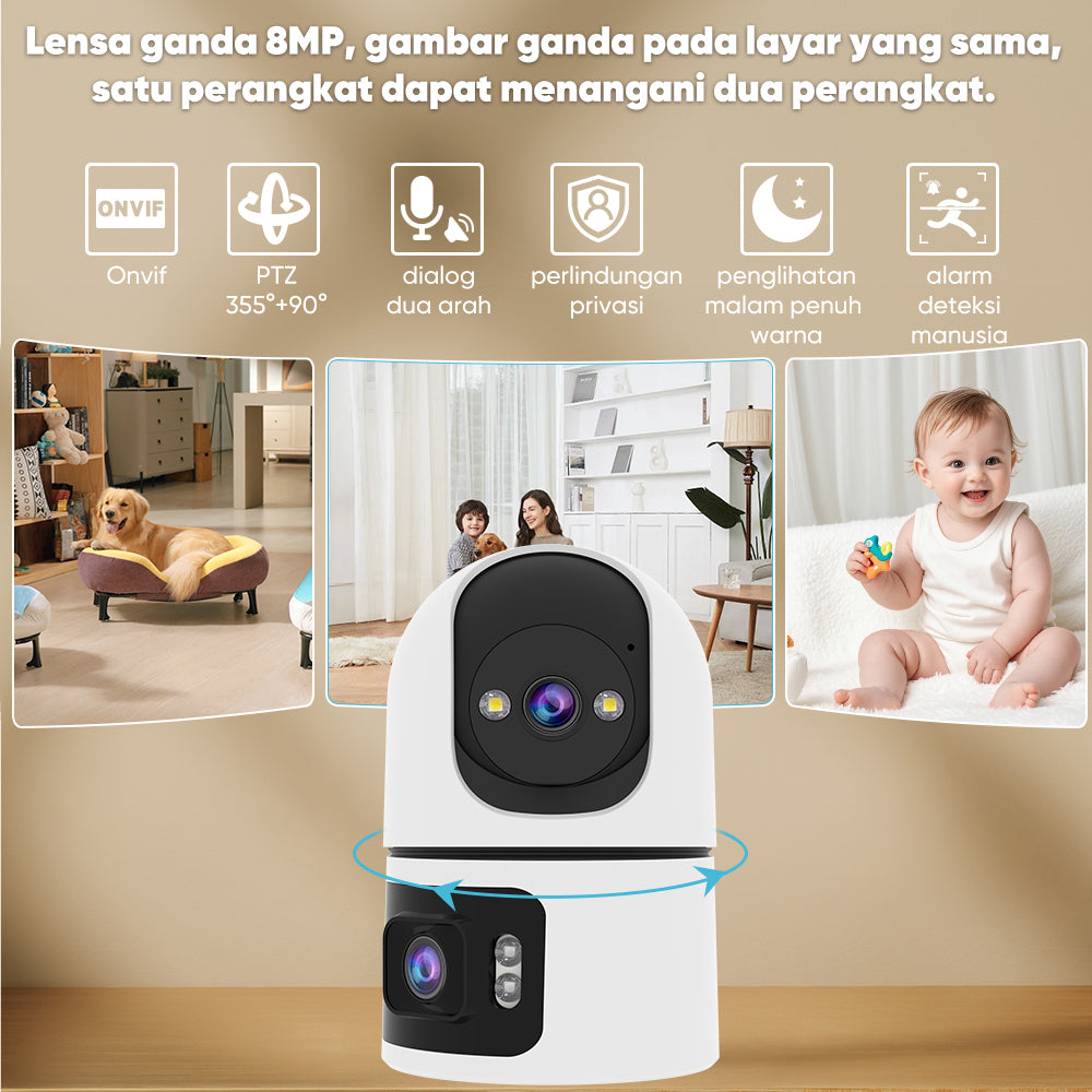 EYESEC ESQ09 Dual Lens Panoramic Camera