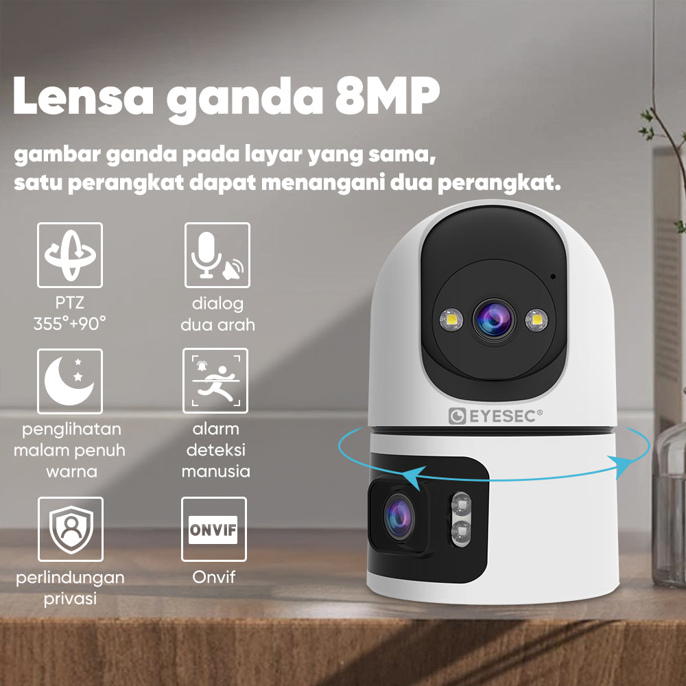 EYESEC ESQ09 Dual Lens Panoramic Camera