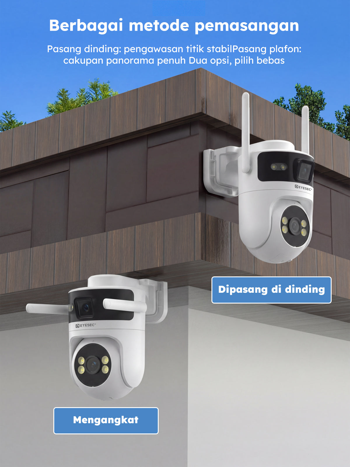EYESEC ESQ268 Dual Lens Panoramic Camera