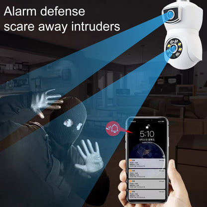 EYESEC ES04 Indoor E27 Bulb Dual Lens Camera