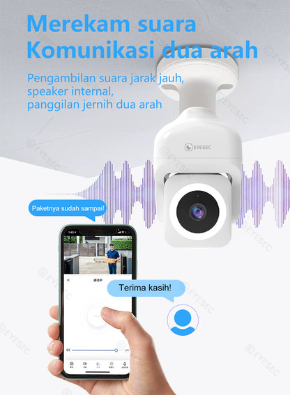 EYESEC ES09 Indoor Outdoor Bulb Camera