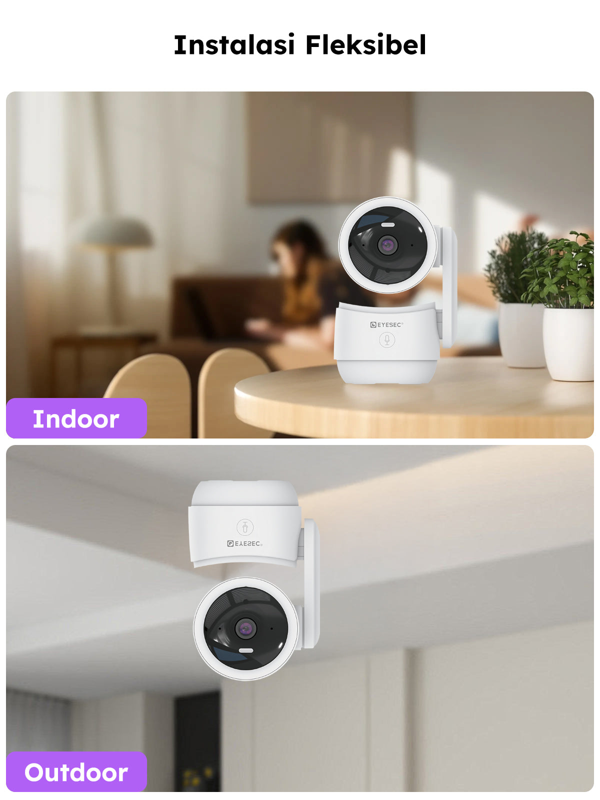 EYESEC ES15 One-Touch Call Panoramic Camera