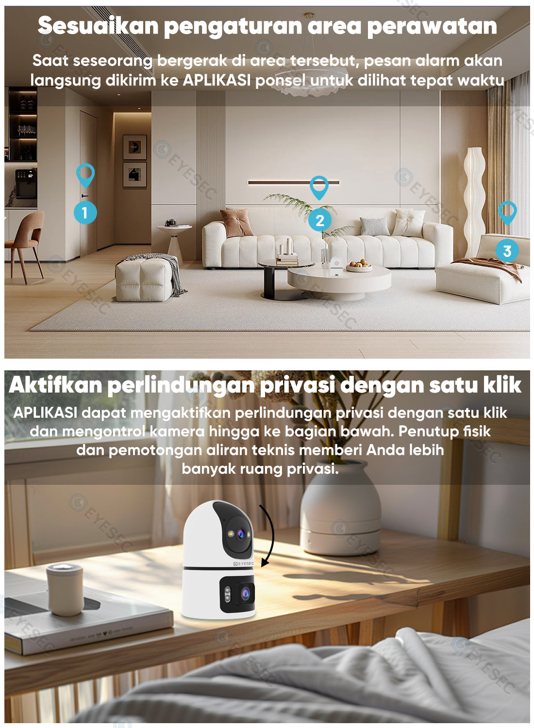 EYESEC ESQ09 Dual Lens Panoramic Camera