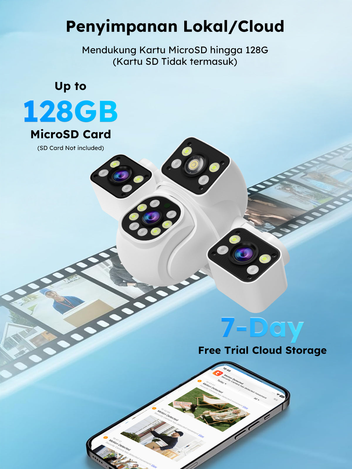 EYESEC ESQ29 9MP Triple Lens Panoramic Camera