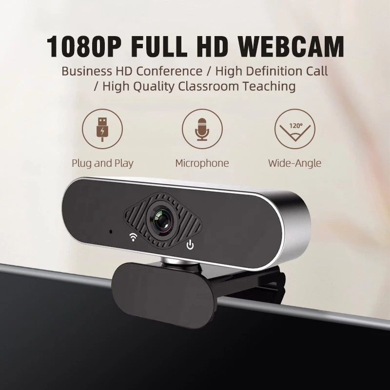 EYESEC F300 1080P HD Wide Angle Low Light Webcam