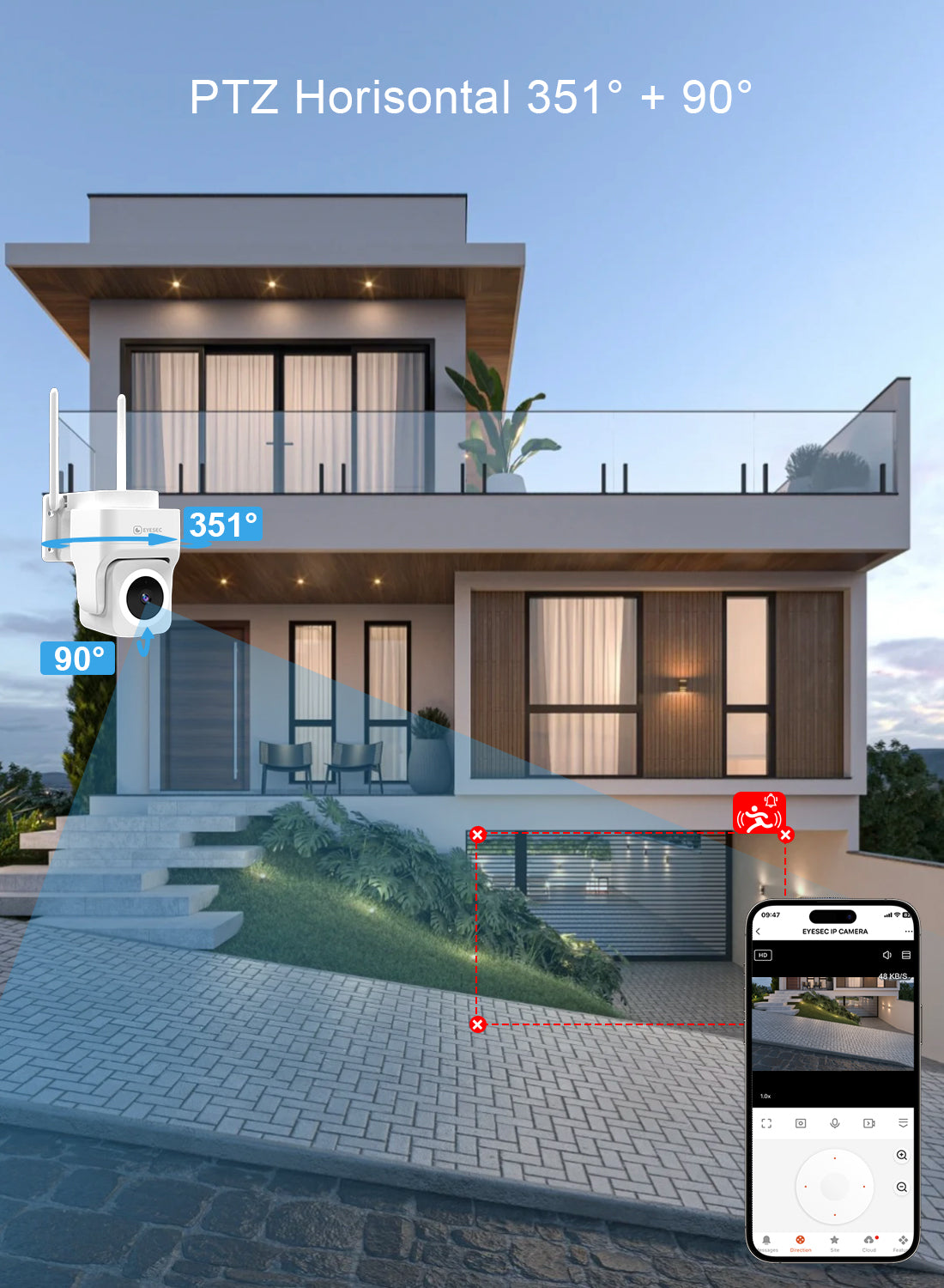 EYESEC ES07 Outdoor Waterproof PTZ Camera