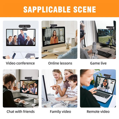 EYESEC F300 1080P HD Wide Angle Low Light Webcam