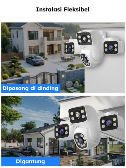 EYESEC ESQ29 9MP Triple Lens Panoramic Camera