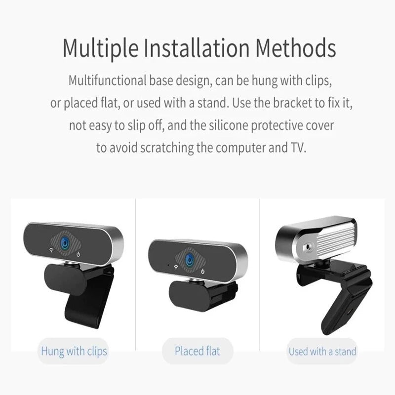 EYESEC F300 1080P HD Wide Angle Low Light Webcam