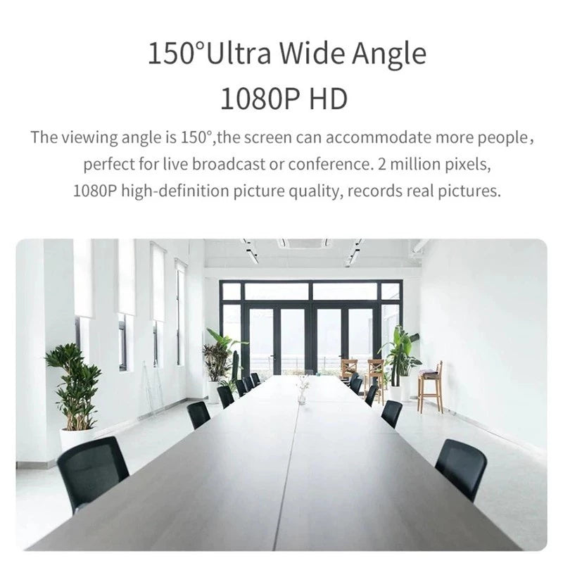 EYESEC F300 1080P HD Wide Angle Low Light Webcam