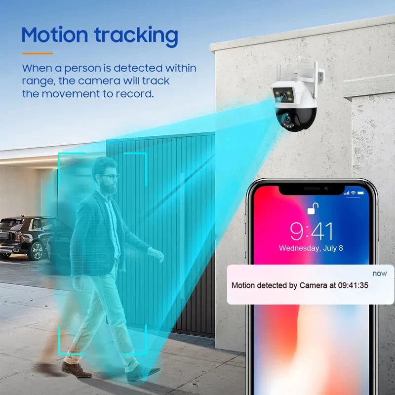 EYESEC ESQ16 Outdoor Dual Lens Waterproof PTZ Camera