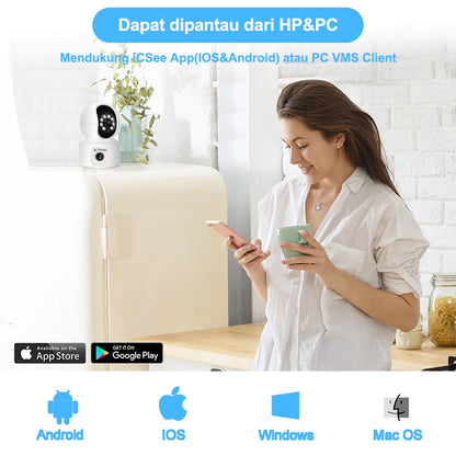 EYESEC H01 6MP Dual Lens Panoramic Camera
