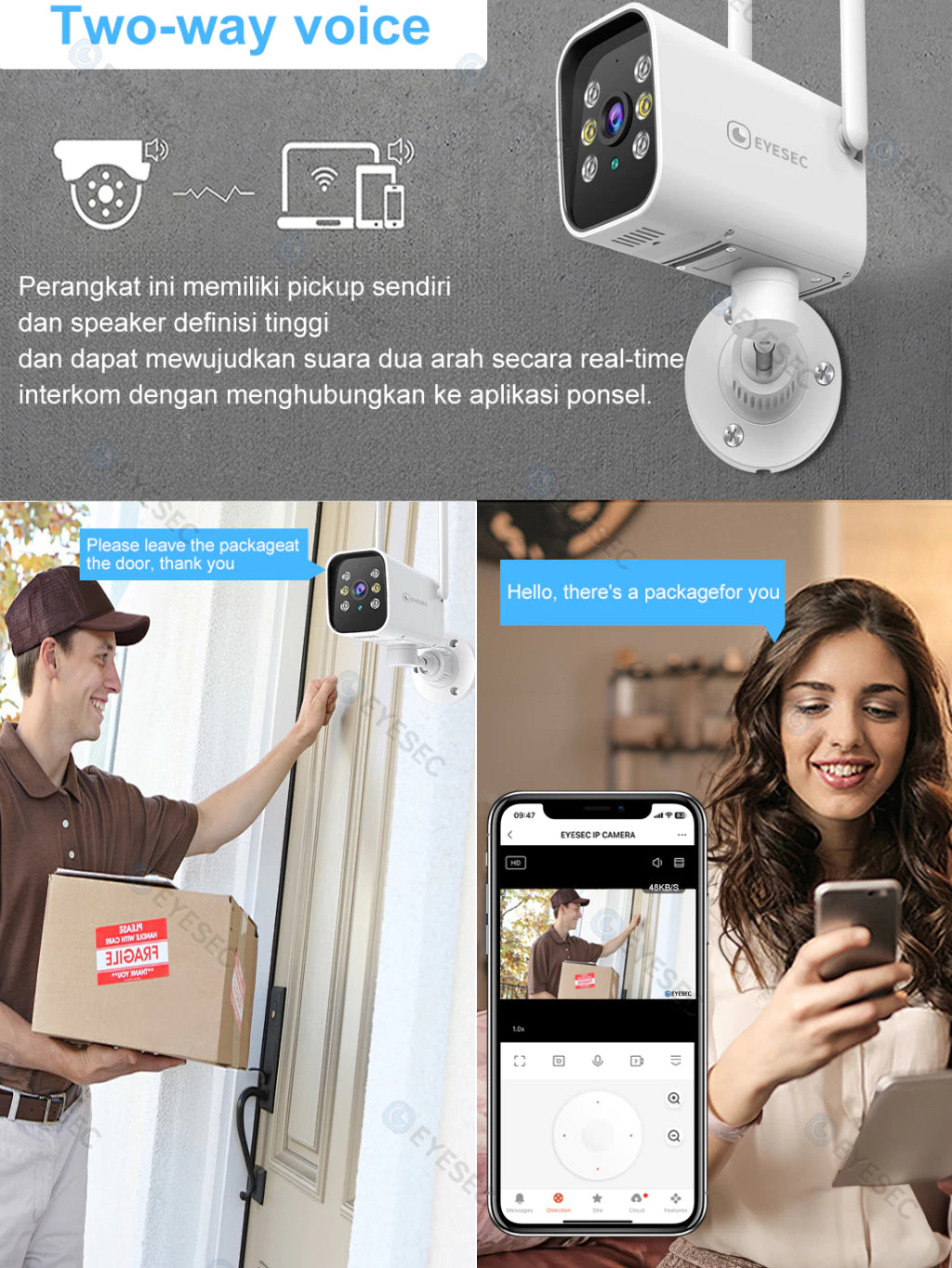 EYESEC ES06 Outdoor Waterproof Bullet Camera