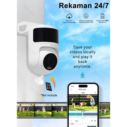 EYESEC ES0C40 Indoor & Outdoor 360° Waterproof PTZ Camera