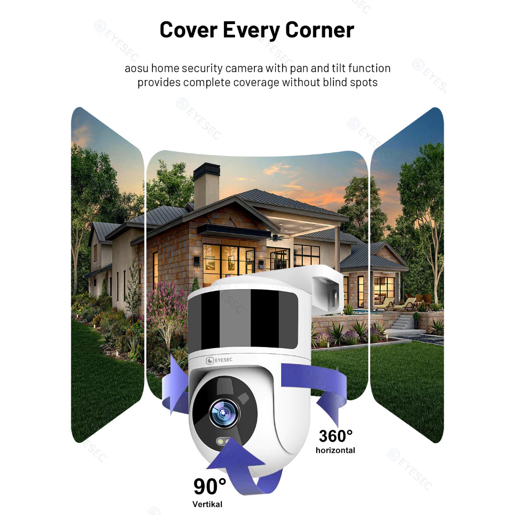 EYESEC ES0C40 Indoor & Outdoor 360° Waterproof PTZ Camera