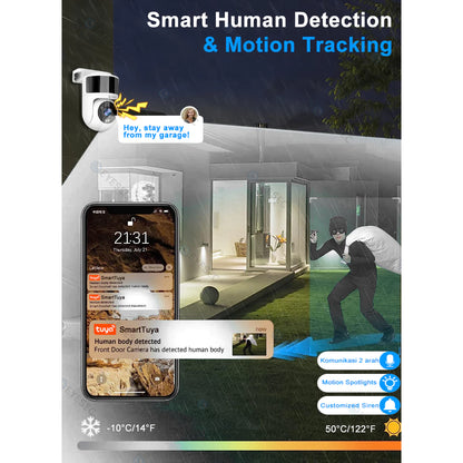EYESEC ES0C40 Indoor & Outdoor 360° Waterproof PTZ Camera