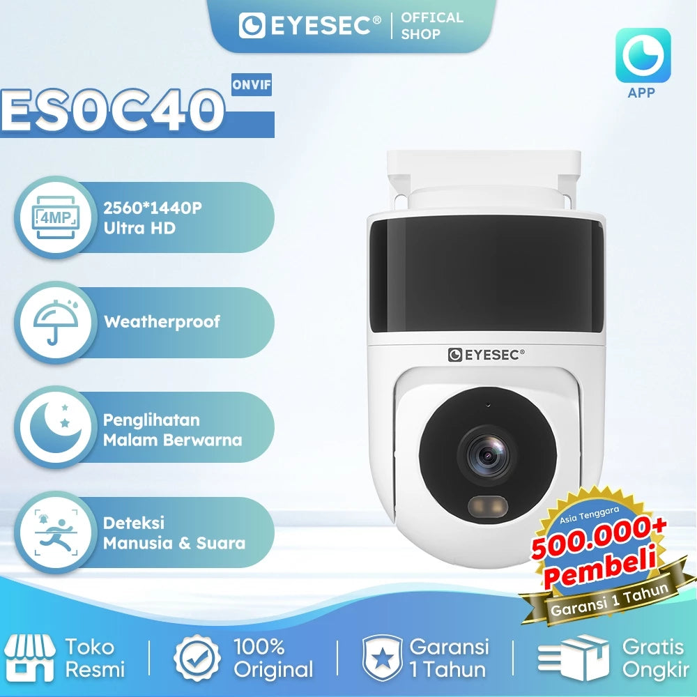 EYESEC ES0C40 Indoor & Outdoor 360° Waterproof PTZ Camera