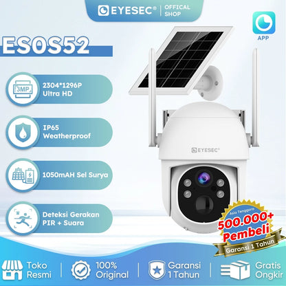 EYESEC ES0S52 4G Solar Outdoor PTZ Camera